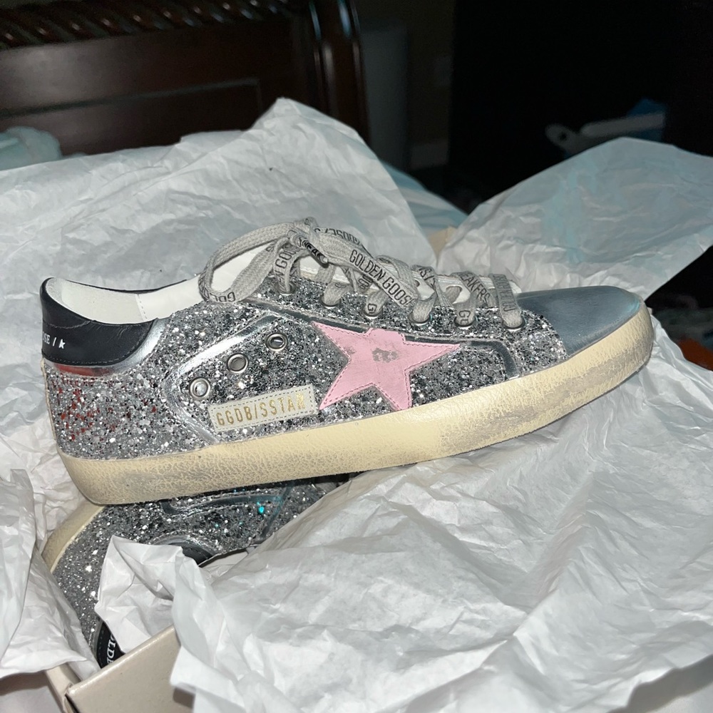 Brand new in box only taken out for photo size 8 golden goose.